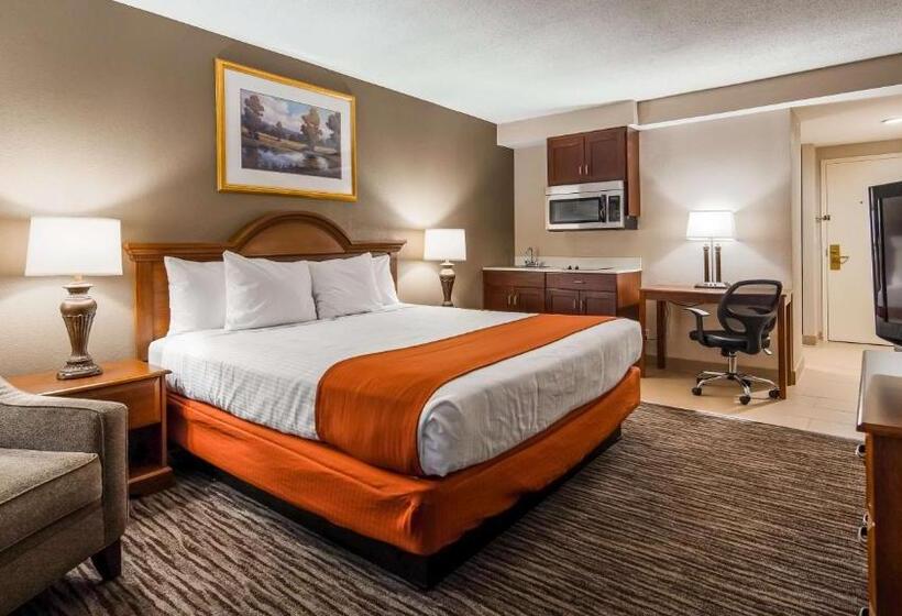 适合残疾人士使用的带超级大床的标准间, Best Western Gateway Adirondack Inn