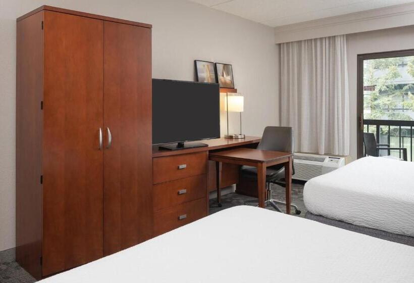 Standaardkamer met 2 Tweepersoonsbedden, Courtyard Chicago Wood Dale/itasca