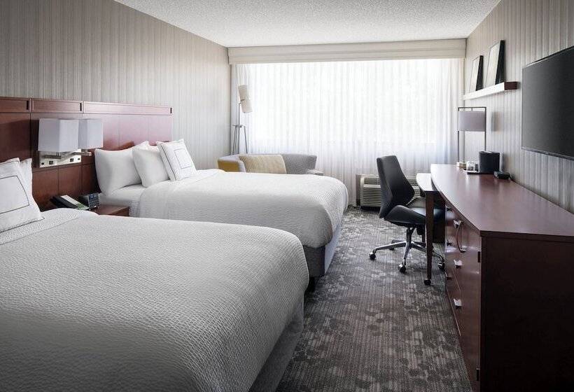 Pokój Standard 2 Łóżka Małżeńskie, Courtyard By Marriott Richmond Berkeley