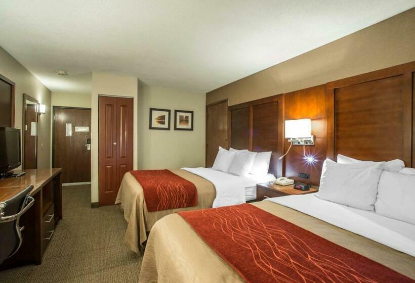 Номер Стандарт 2 Двуспальные Кровати, Quality Inn & Suites Boonville   Columbia