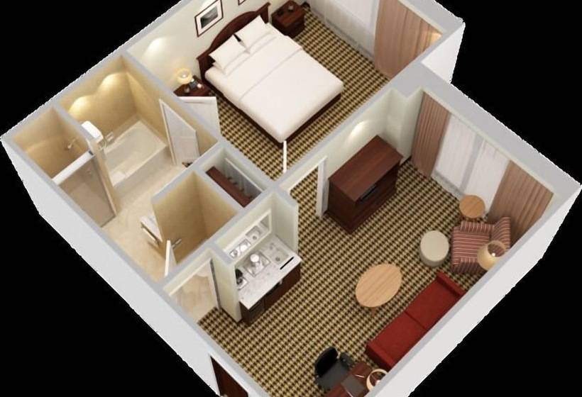스위트 킹사이즈 침대, Hilton Chicago/oak Brook Suites