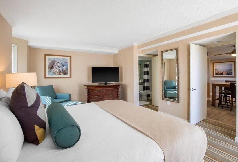 Deluxe Suite King-Size Franciággyal, Omni Hilton Head Oceanfront Resort
