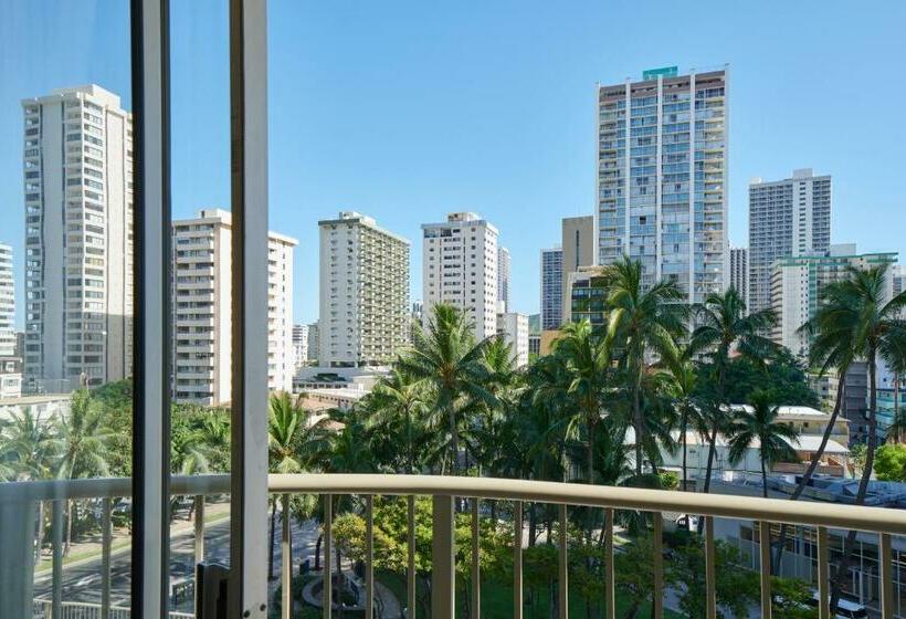 Номер Стандарт 2 Двуспальные Кровати, Outrigger Waikiki Paradise
