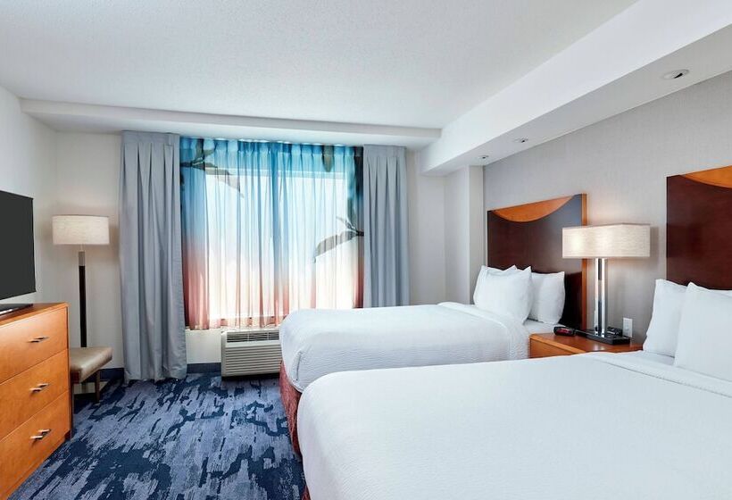 Pokój Standard 2 Łóżka Małżeńskie, Fairfield Inn Suites Indianapolis Downtown