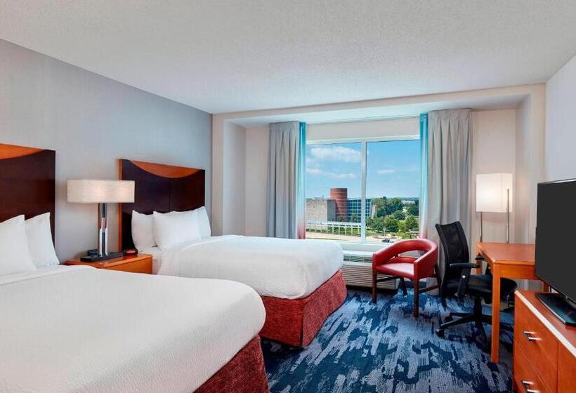 Pokój Standard 2 Łóżka Małżeńskie, Fairfield Inn Suites Indianapolis Downtown