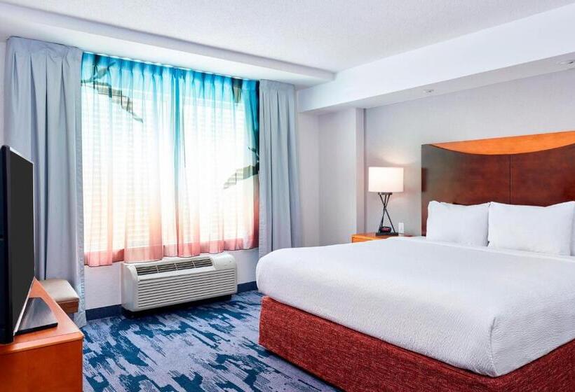 Suíte Cama King, Fairfield Inn Suites Indianapolis Downtown