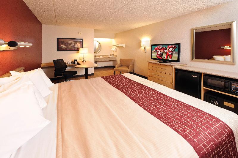디럭스 룸 킹사이즈 침대, Red Roof Inn Albany Airport