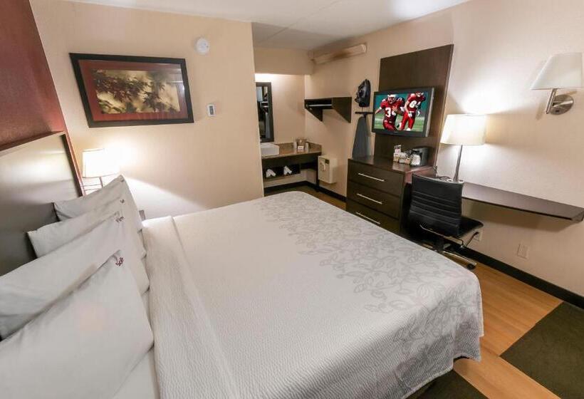 스탠다드 룸 킹사이즈 침대, Red Roof Inn Plus+ Columbus Ohio State University Osu