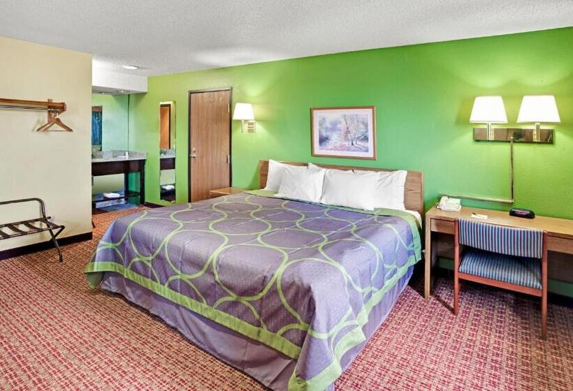 Студио Стандарт Кровать Кинг, Super 8 By Wyndham Romeoville Bolingbrook