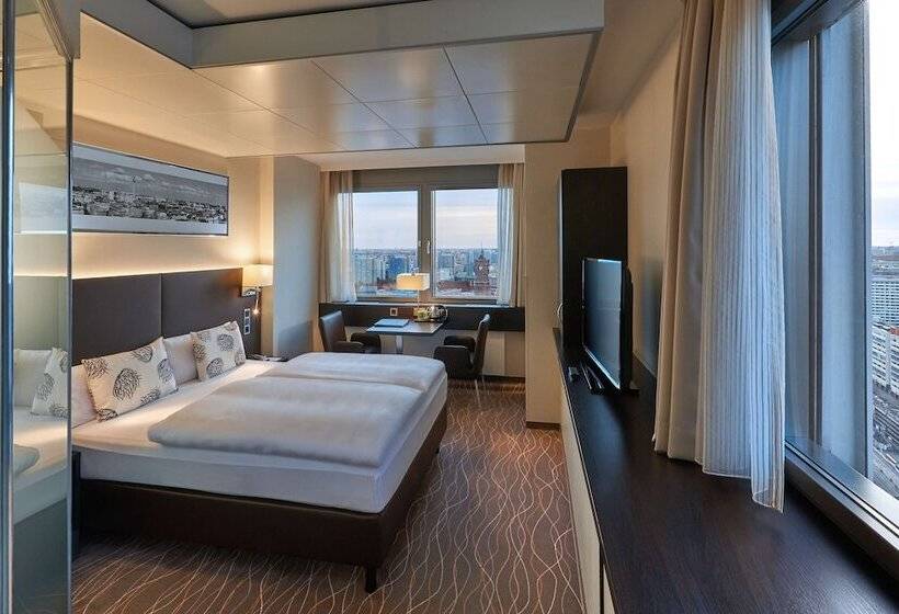 اتاق استاندارد با چشم‌انداز شهر, Park Inn By Radisson Berlin Alexanderplatz