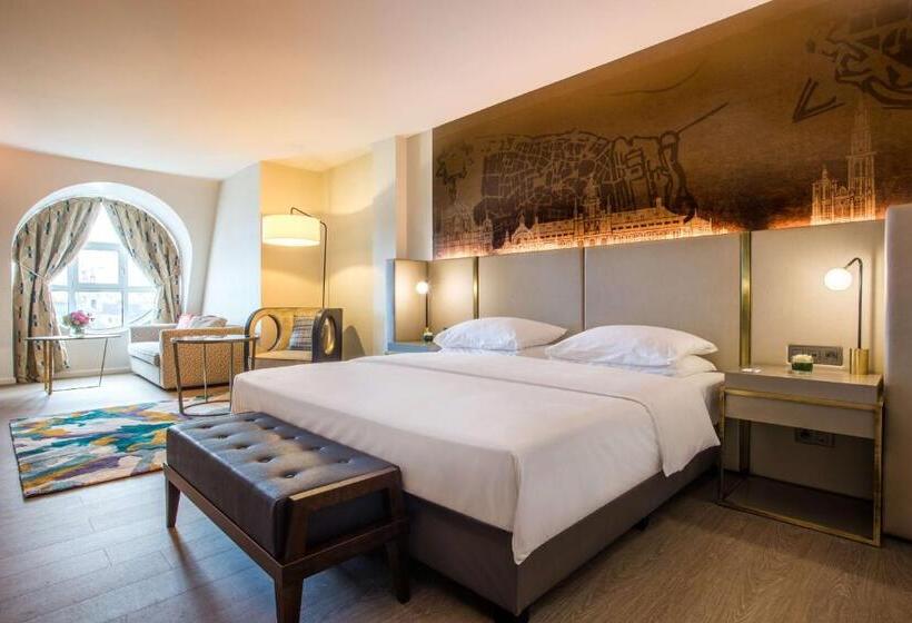 سوییت جونیور با چشم‌انداز شهر, Radisson Blu Hotel, Antwerp City Centre