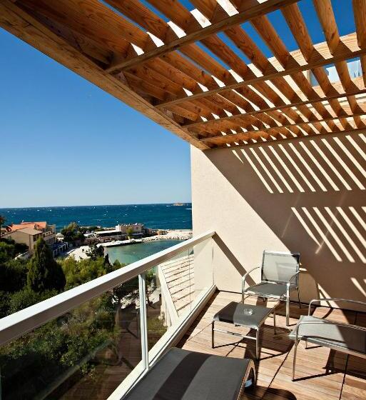 Полулюкс Боковой Вид на Море, Thalazur Bandol Ile Rousse   Hôtel & Spa