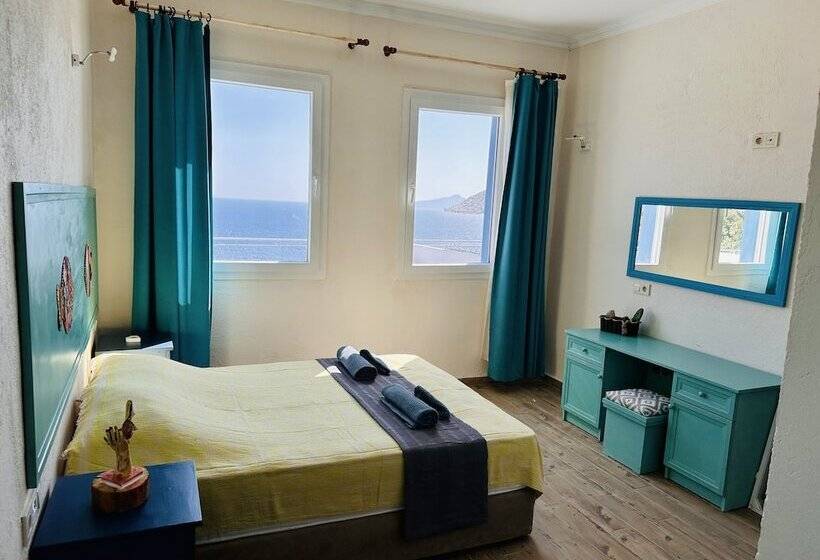 اتاق راحتی با چشم‌انداز دریا, Goknar Knidos Nature Otel   Adults Only