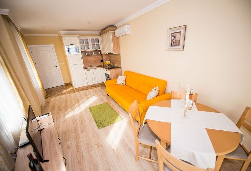 侧面带海景及2个卧室的公寓, Burgas Beach Resort