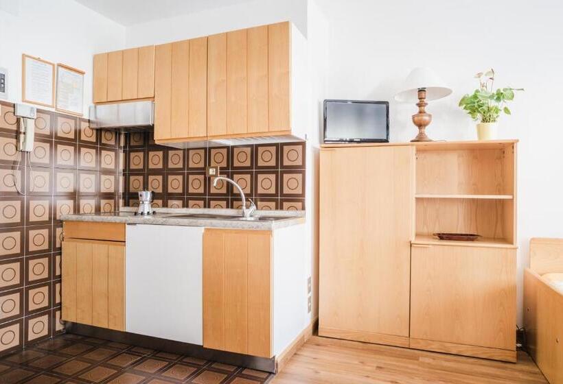 Студио Стандарт с Балконом, Residence Dolomia