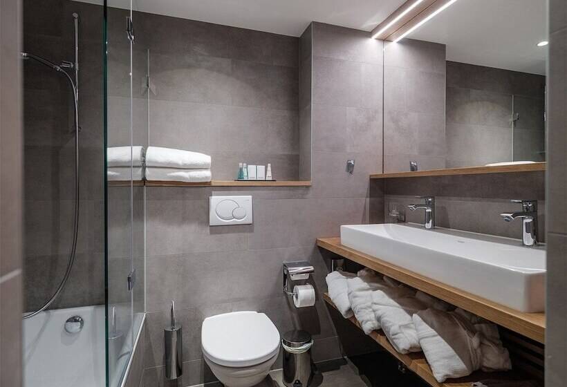 Апартаменты Deluxe 1 Спальня, National Zermatt   Matterhorn Views, Sunnegga Gateway & Spa