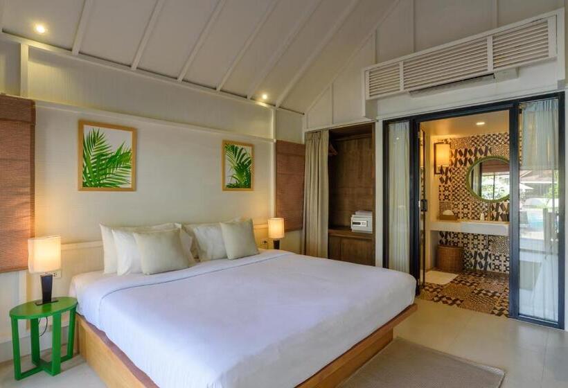 1침실 빌라 정원 전망, Paradise Beach Resort, Koh Samui   Sha Extra Plus