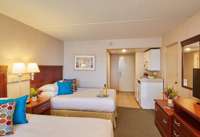 스탠다드 룸 더블 침대 2개, The Bay Resort