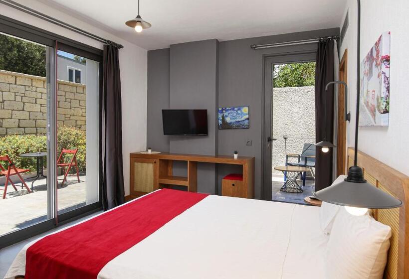 Quarto Estandar Vista Jardim, Yerli Otel Alacati