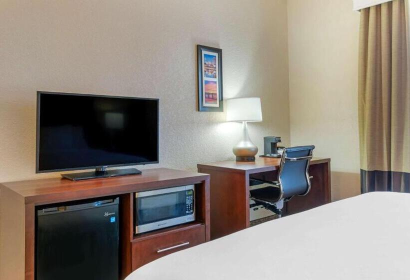 Quarto Estandar Cama King para Deficientes Físicos, Comfort Inn Mechanicsburg  Harrisburg South
