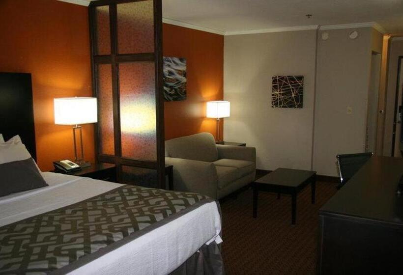מיטת קינג בסוויטה, Best Western Plus Lubbock Windsor Inn