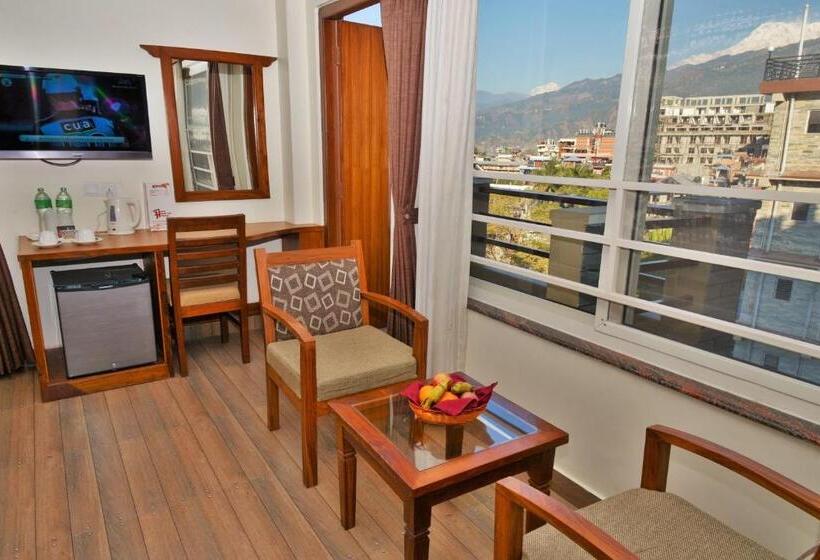 Deluxe Room with Balcony, Mount View Pokhara