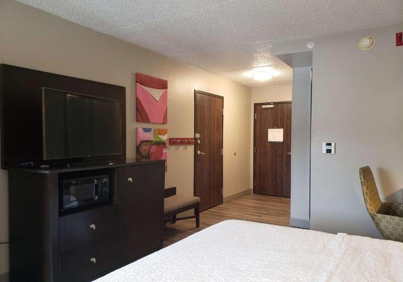 带大床的标准间, Hampton Inn Johnstown