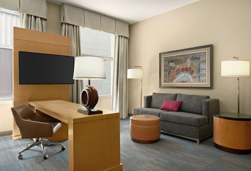 스탠다드 스튜디오 킹침대, Hampton Inn & Suites New Orleans Downtown
