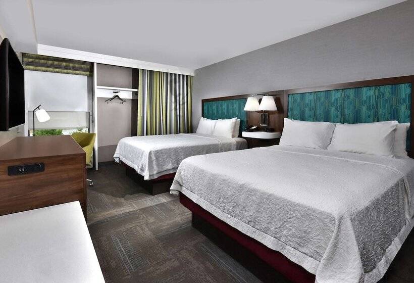 Номер Стандарт 2 Двуспальные Кровати, Hampton Inn Princeton