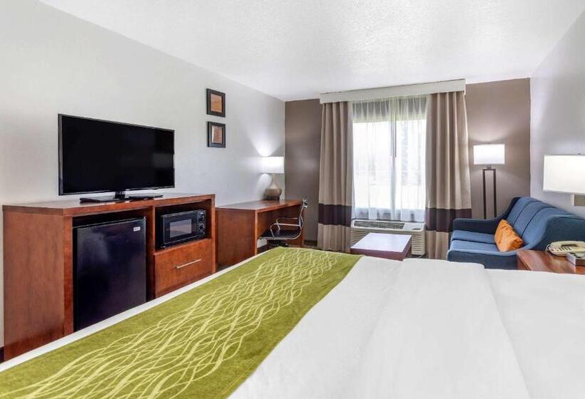 带大床的标准间, Comfort Inn Brownsville I40