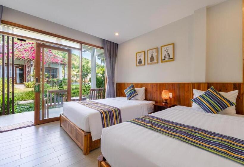 اتاق لوکس خانوادگی, Suối Mây Phú Quốc Garden Resort   Full 24h Stay