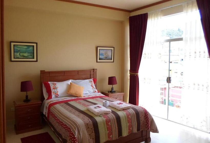 اتاق استاندارد با بالکن, Hostal Kurmi   Coroico
