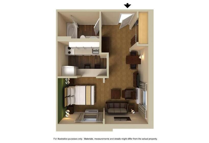 Студия Deluxe, Extended Stay America Suites  Indianapolis  Northwest  College Park