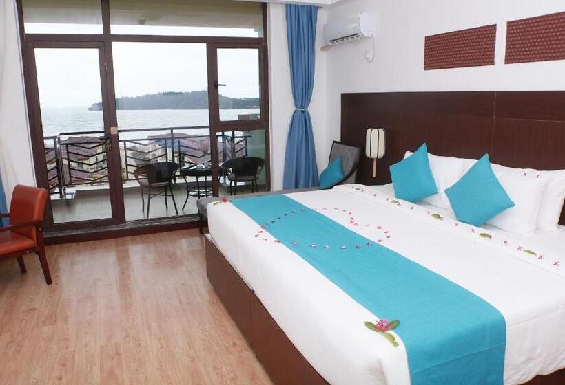 Номер Deluxe Вид на Море, Sealong Bay Zhongqi Conifer Hotel 海龙湾中启康年酒店