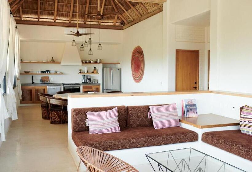 海の見える１ベッドルームアパートメント, Punta Mita Surf Lodge