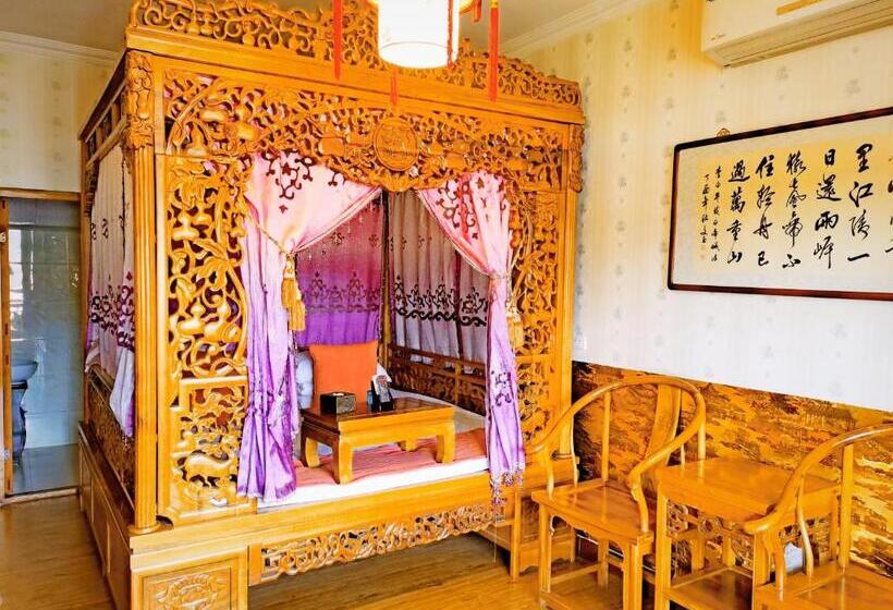 디럭스 룸 킹사이즈 침대, Pingyao Deyunshe Inn