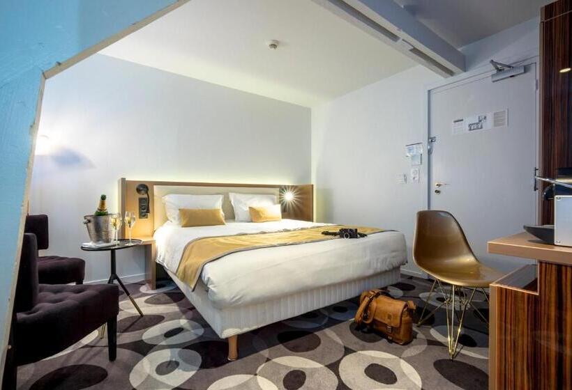 اتاق استاندارد با وان آب گرم, The Originals Boutique, Hôtel Bulles By Forgeron, Lille Sud