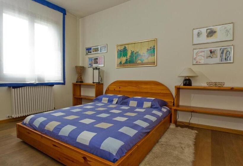 Quarto Triplo Estandar Banheiro Compartilhado, Cascina Vecchia Alpacas B&b