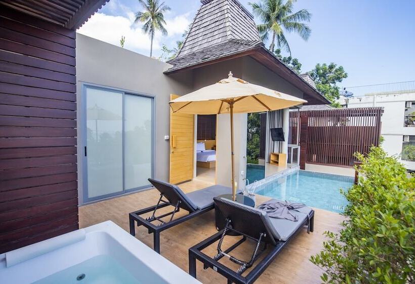 Вилла Deluxe 1 Спальня Вид на Море, Baan Haad Ngam Boutique Resort