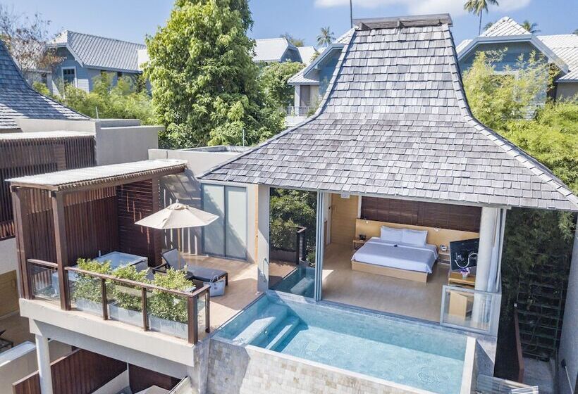Вилла Deluxe 1 Спальня Вид на Море, Baan Haad Ngam Boutique Resort