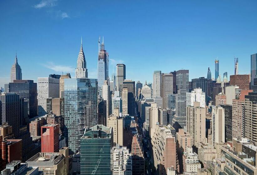 带2个双人床的标准工作室, Millennium Hilton New York One Un Plaza