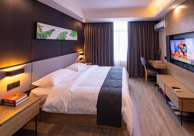 Номер Комфорт, Thank Inn Chain Hotel Guangdong Qingyuan Fogang County 106 National Road
