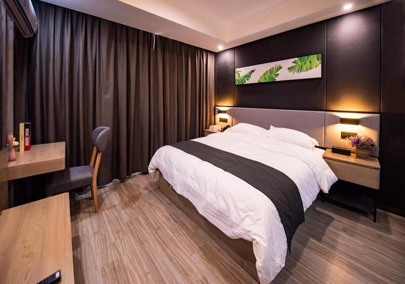 Номер Комфорт, Thank Inn Chain Hotel Guangdong Qingyuan Fogang County 106 National Road