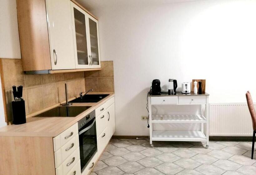 آپارتمان 1 خوابه با تراس, Pension Nordseebriese