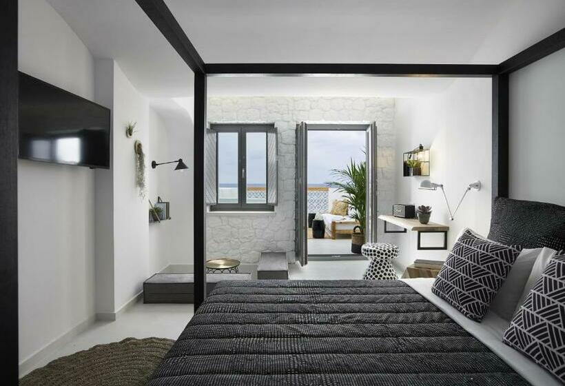 디럭스 룸 바다 전망, Afroditi Venus Beach Resort
