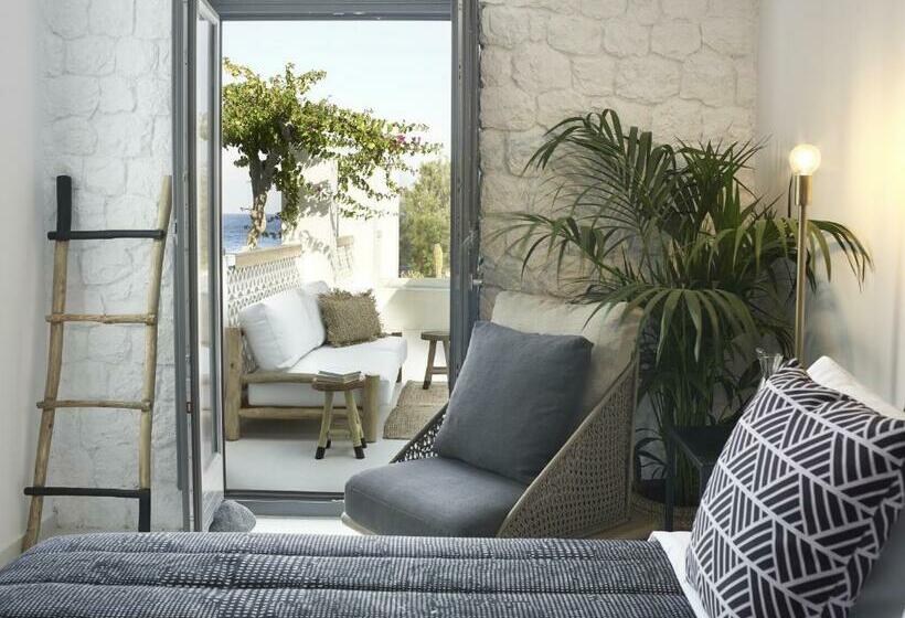디럭스 룸 바다 전망, Afroditi Venus Beach Resort