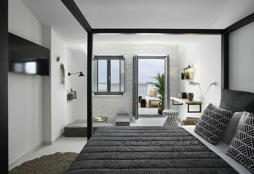 디럭스 룸 바다 전망, Afroditi Venus Beach Resort