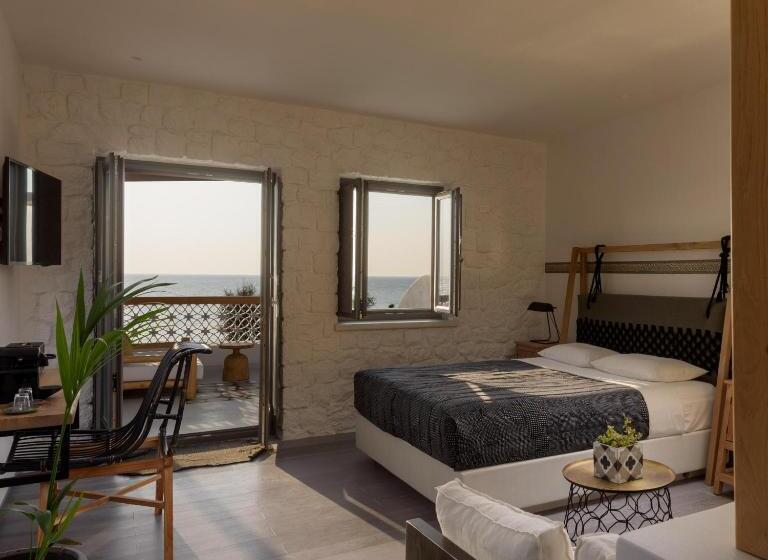 디럭스 룸 바다 전망, Afroditi Venus Beach Resort