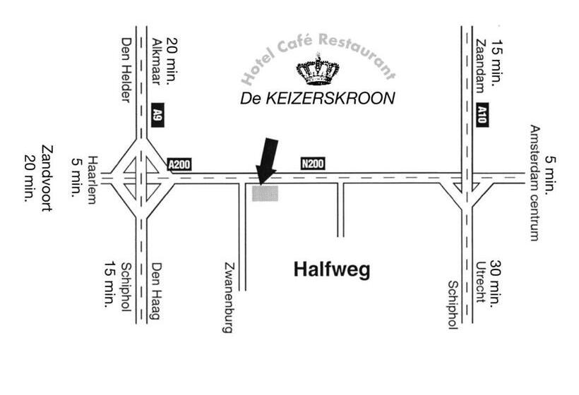 컴포트 싱글 룸, De Keizerskroon Amsterdam Schiphol Halfweg