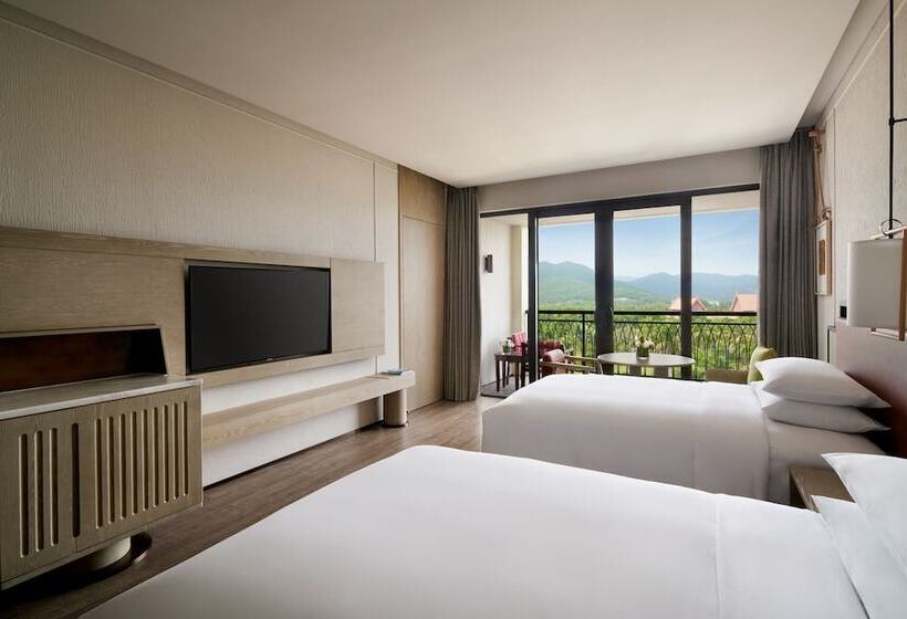 디럭스 룸 가든 전망, Sanya Marriott Yalong Bay Resort & Spa